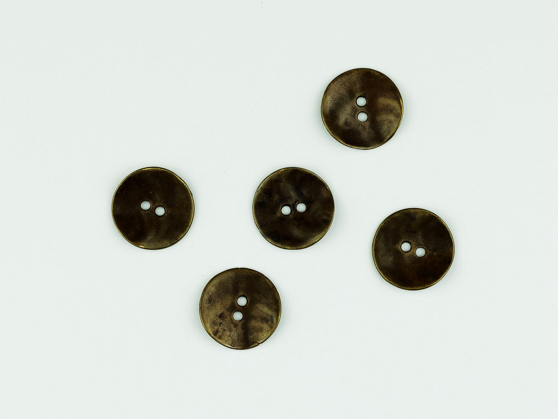 Metal Silver and Brass 22mm Buttons